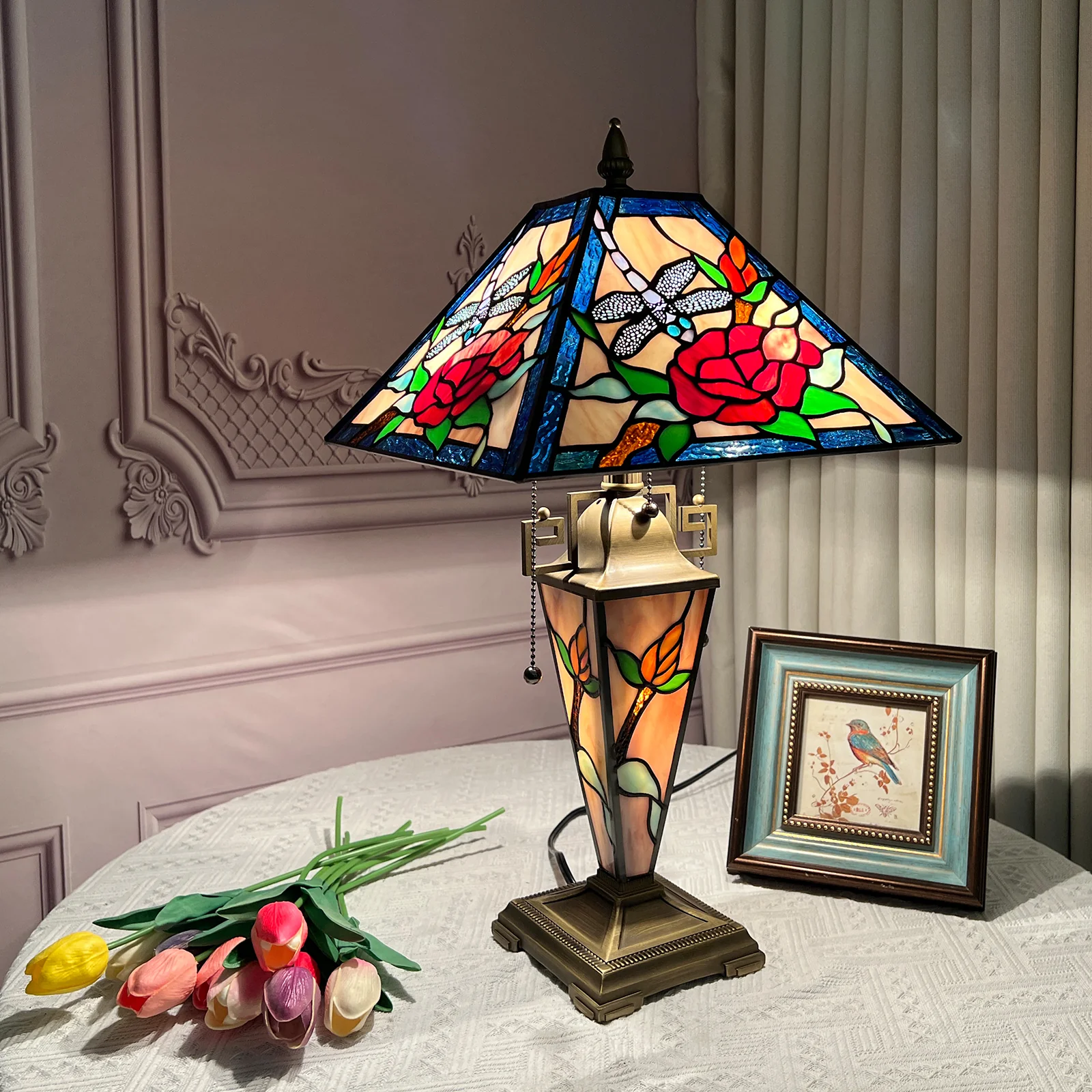 Standing Tiffany Lamp