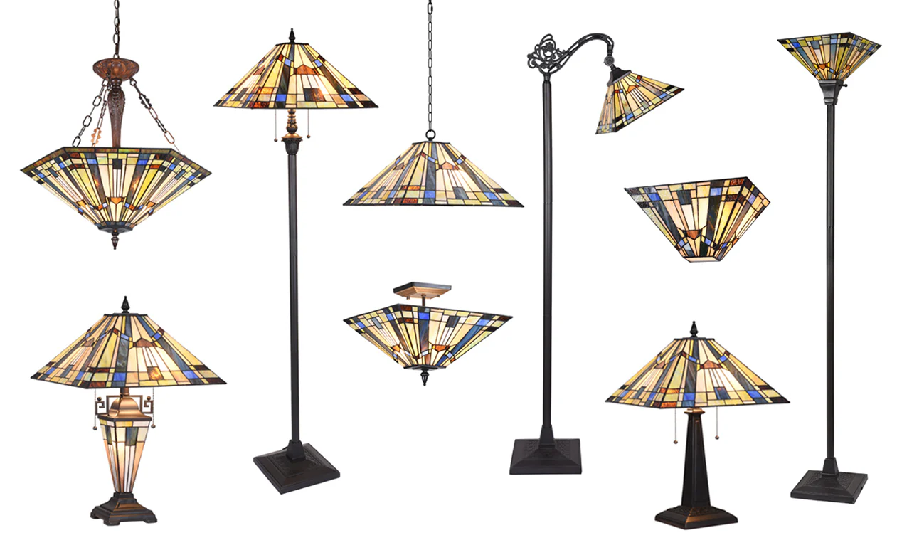 Capulina Large Tiffany Pendant Lights Stained Glass - Image 9