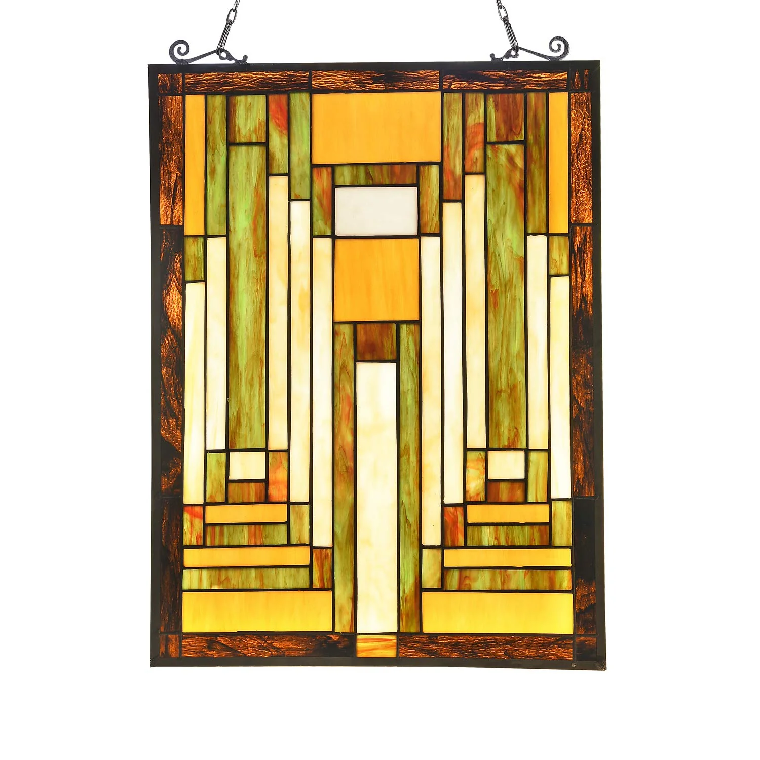 Capulina Mission Tiffany Style Stained Glass Window Hangings - Image 8
