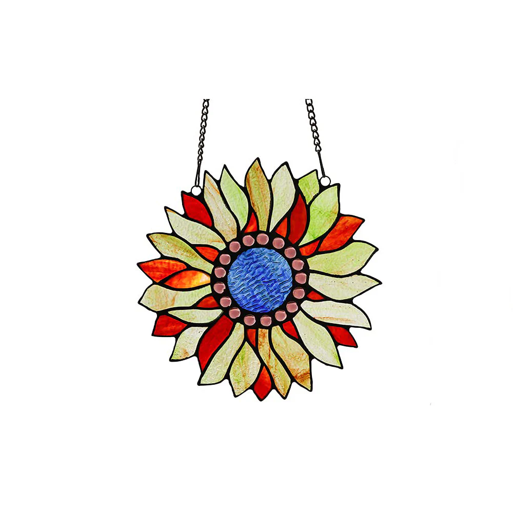 Capulina Sunflower Stained Glass Window Hangings - Image 21