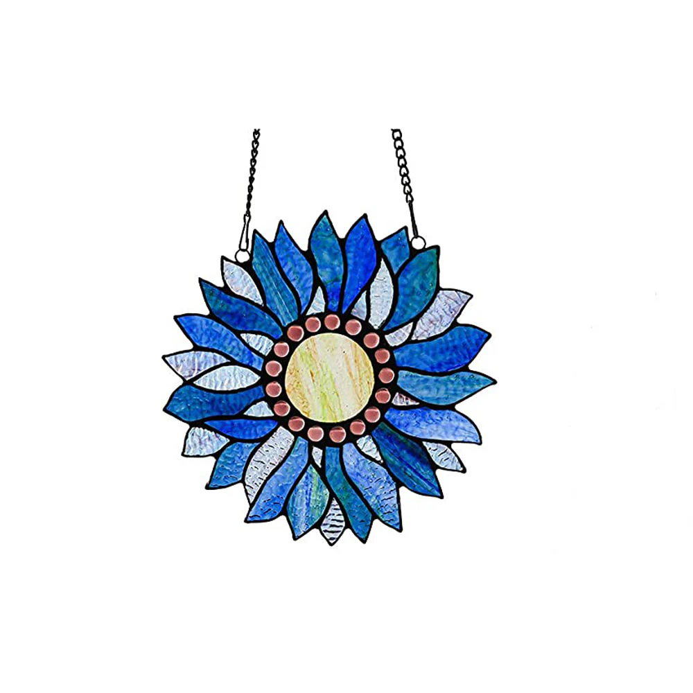 Capulina Sunflower Stained Glass Window Hangings Sun Flower - Image 14