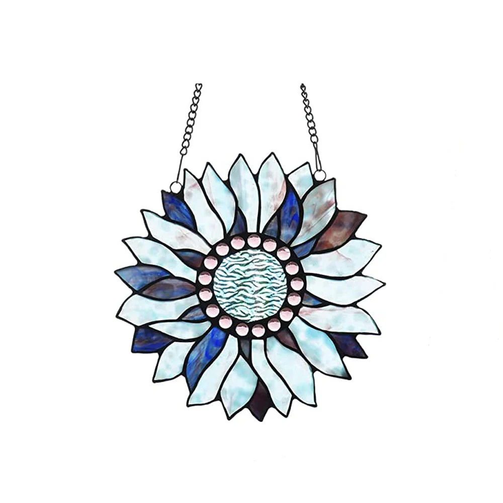 Capulina Sunflower Stained Glass Window Hangings Sun Flower - Image 19