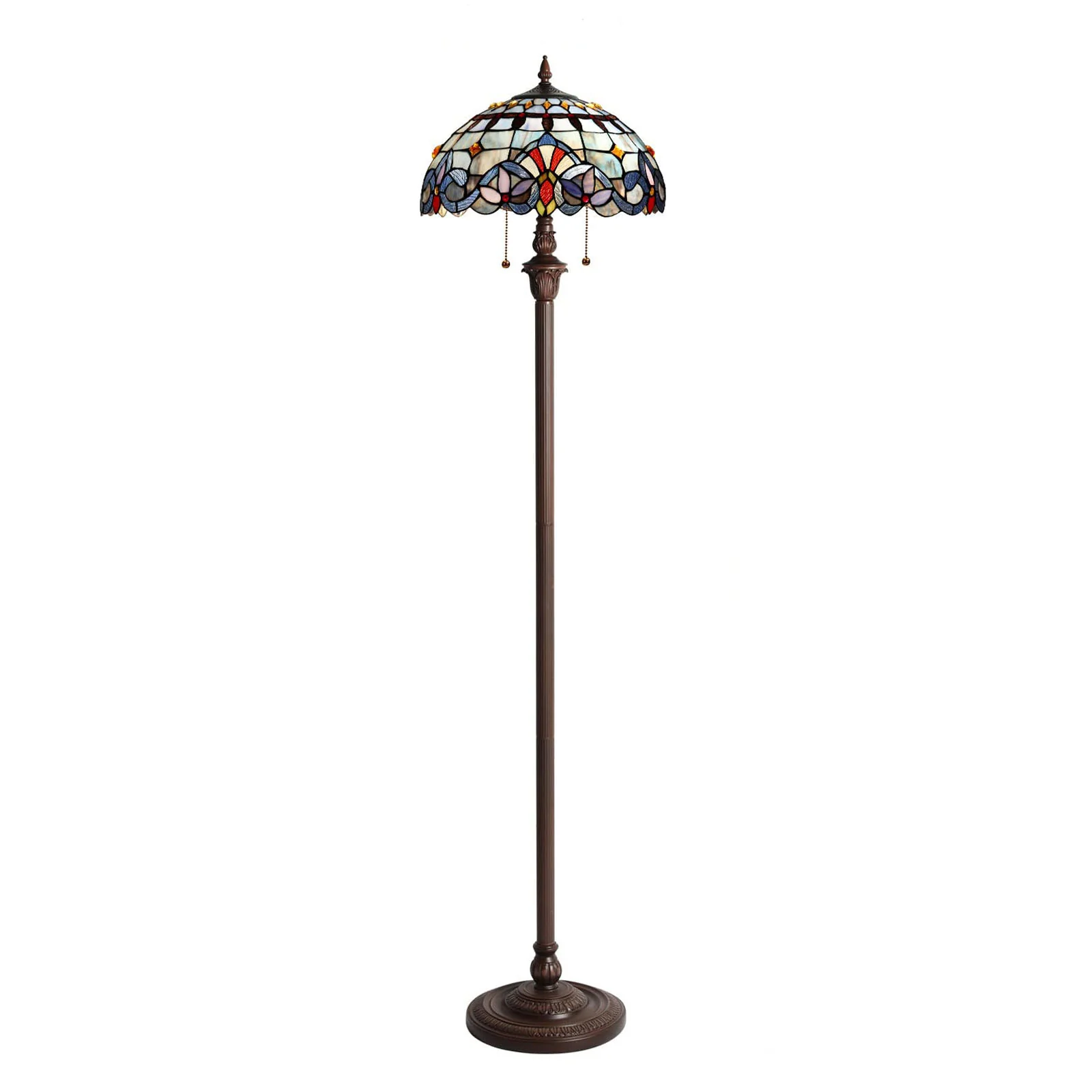 Capulina Tiffany Floor LampTraditional Art StyleStanding Lamp - Image 8