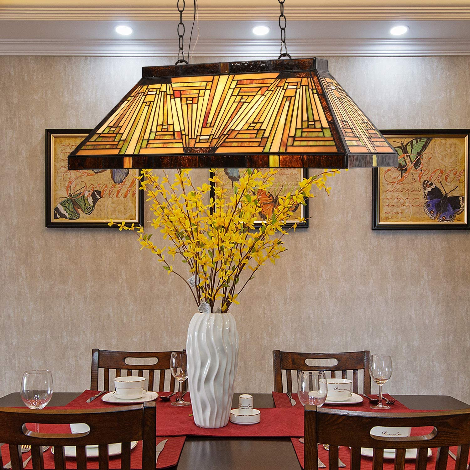 Capulina Tiffany Pool Table Lights Pendant - Image 2